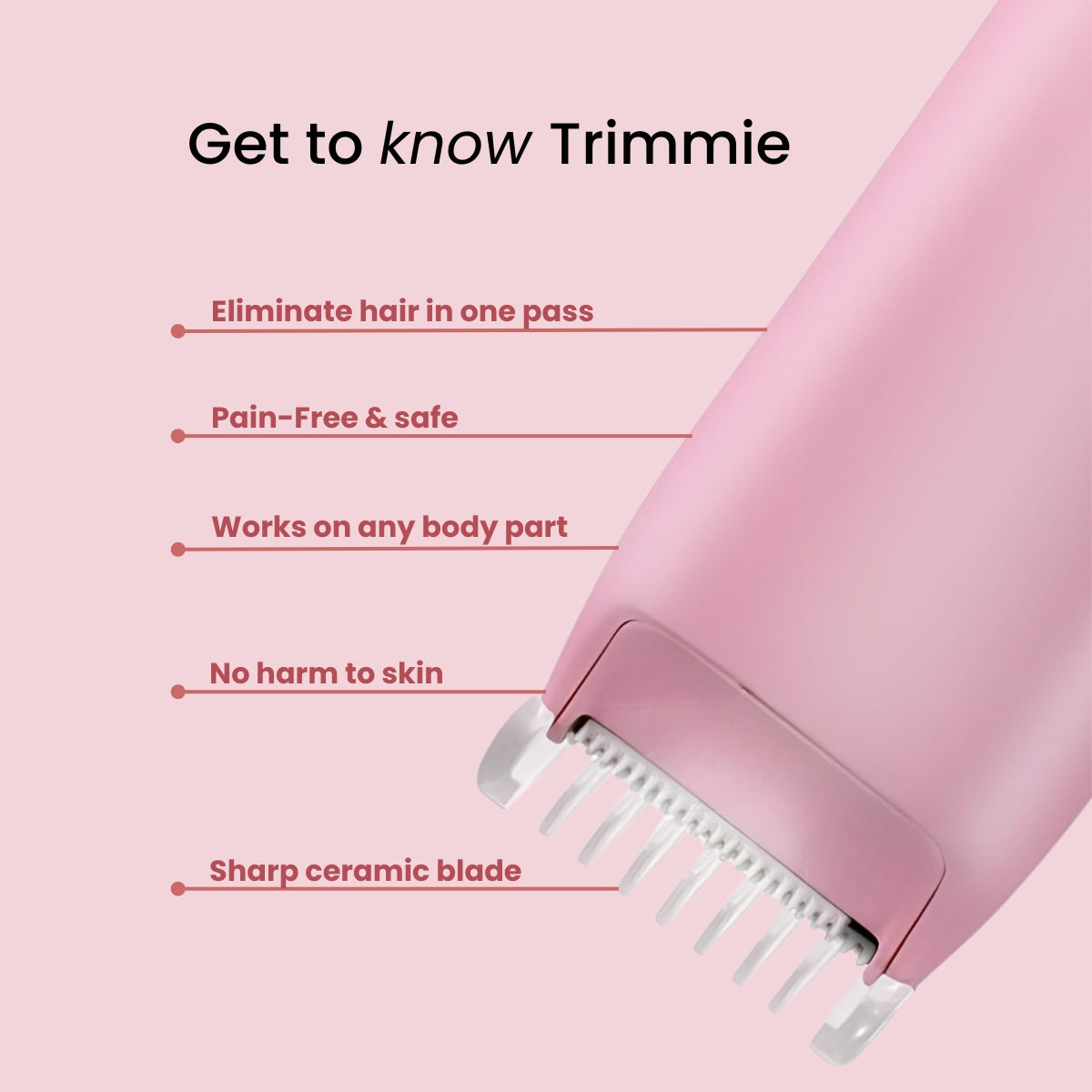 Women's Painless Bikini Trimmer & Shaver